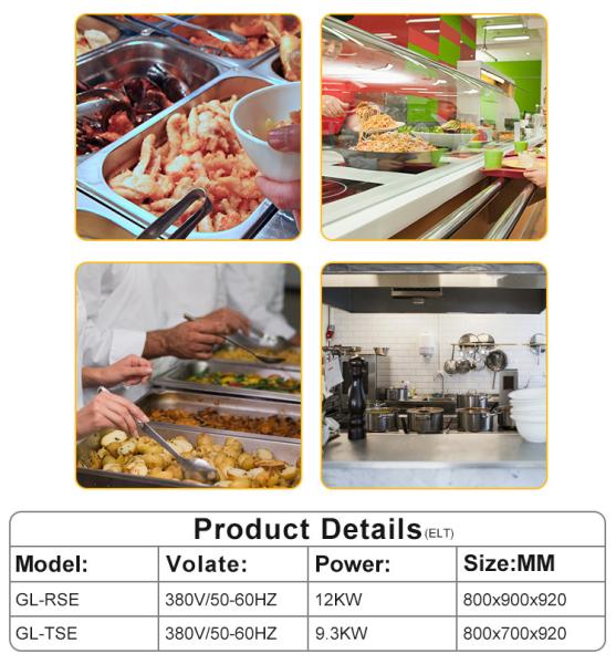 80L GL-RS Restaurant Cooking Equipment with Gas Consumption LPG/NG 1.76/2.2Kg/h