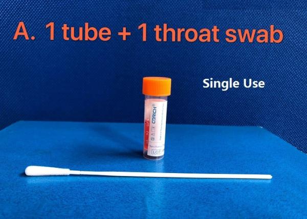 Disposable Sampling Test Virus Specimen Collection Tube / Blood Sample Vial