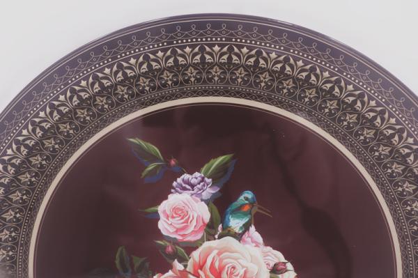 36cm Classic elegant wedding dinner plates wholesale decorative flower bone plate