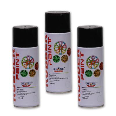 O cubo de roda de borracha do carro do aerossol 400ml fresco, colorido pinta a personalidade do carro