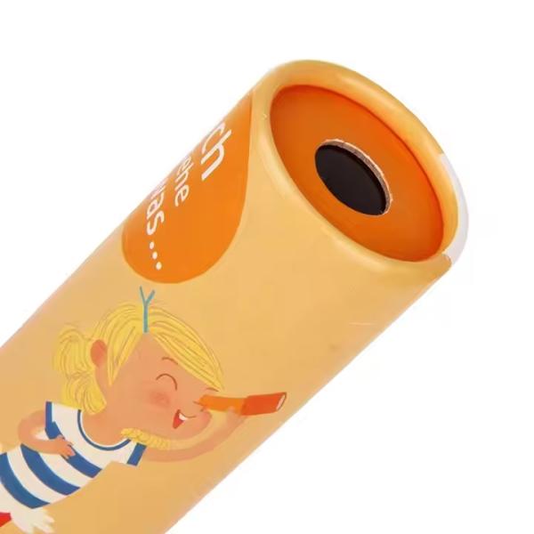 Papeterie éducative classique Tubular Prism Len Fête de prédilection pour les enfants et cadeau de la Saint-Valentin avec Kaleidoscope de papier d'emballage
