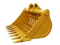 Dentes de 4 toneladas de 3 toneladas de Ton Skeleton Excavator Sieve Bucket da personalização nova mini 6 com furo