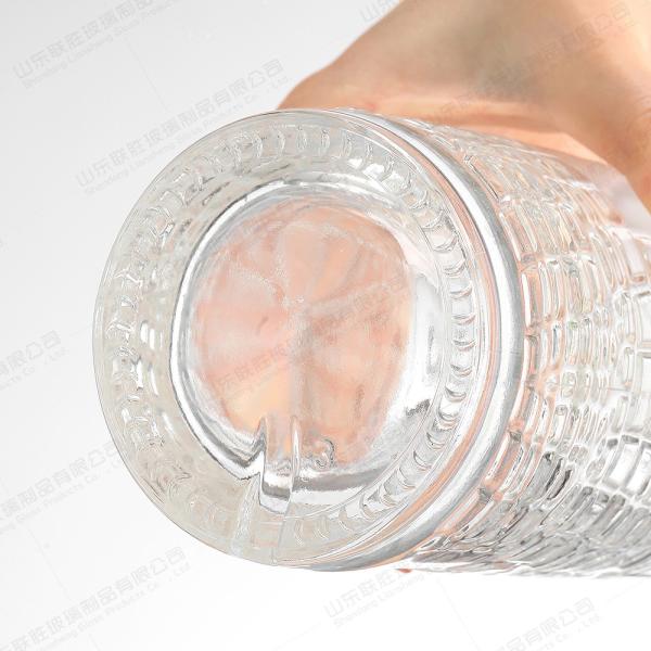 Bar Party Liquor Bottle Clear Glass Whiskey Decanter Dispenser Set 1000ml Estampagem Quente