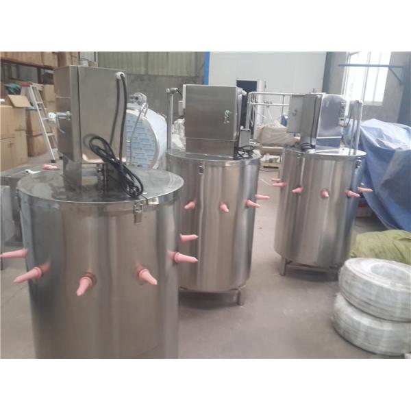 Material 304 Stainless Steel Calf Feeding Equipment with Rubber Nipples for Newborn Calves