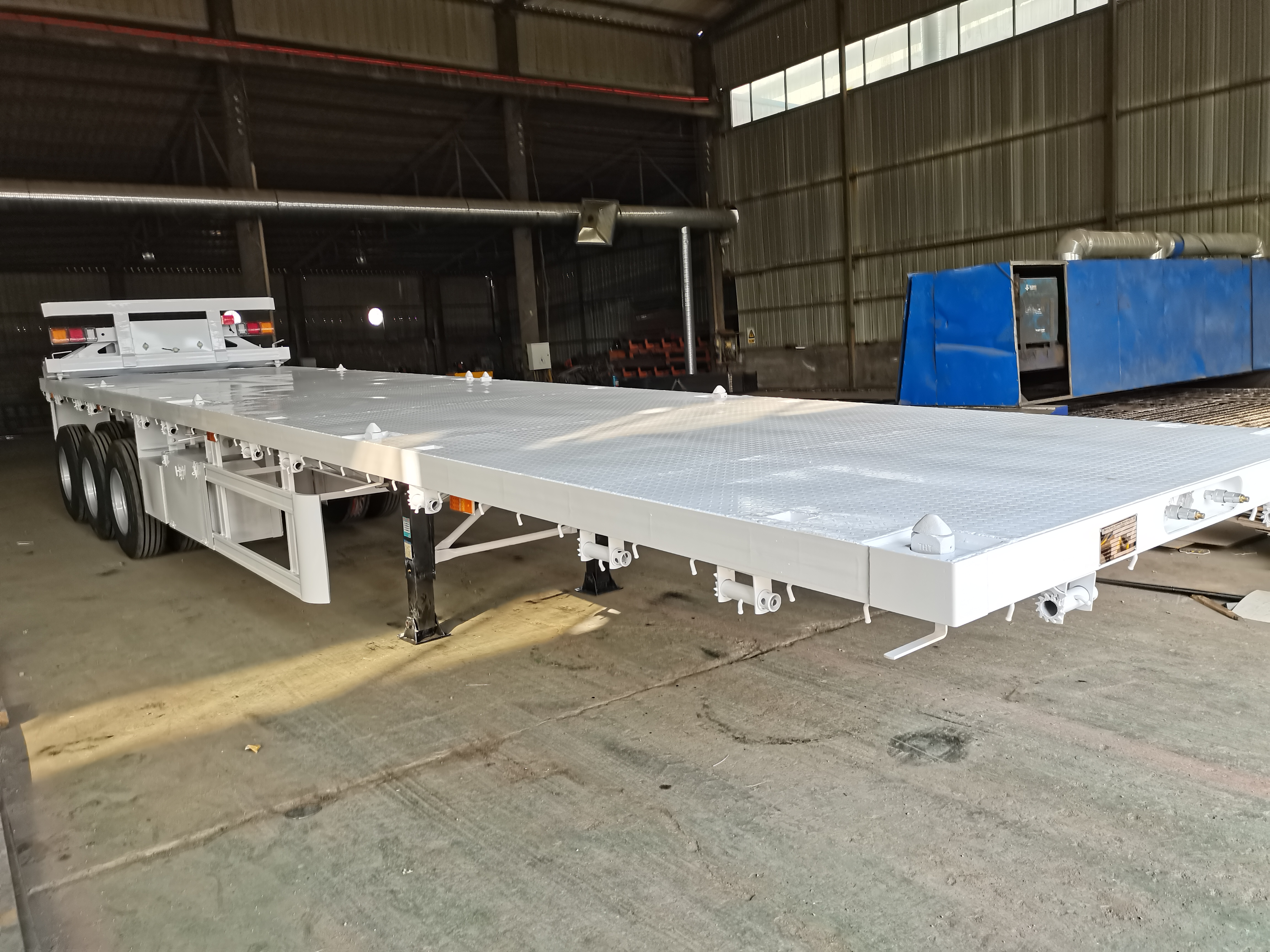 Плоская полуприцепка Fuwa Axle Standard Shipping Container Плоская полуприцепка