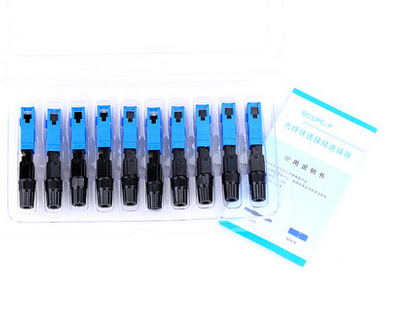 Fiber Optic Fast Conector FTTH Products SCPC Connector For Drop Cable 2.0mm