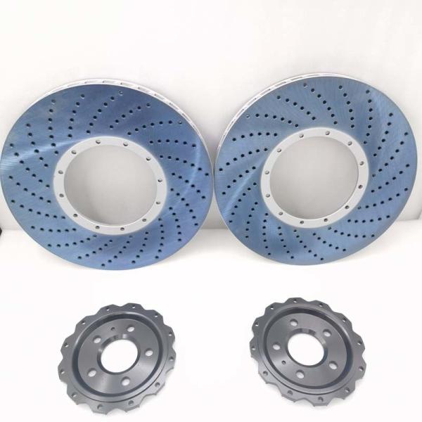 Custom Cast Iron Brake Disc 420*40mm Hole With Black Alloy Center Bell