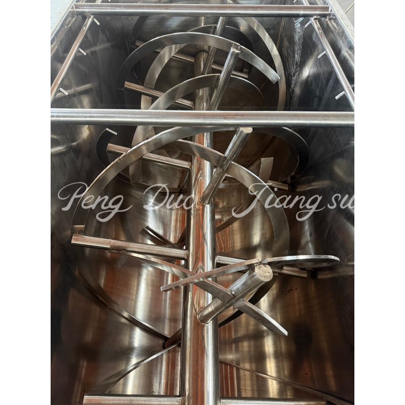 High-Efficiency Stainless Steel Horizontal Ribbon Blender for Industrial Use, Delivering Exceptional Mixing Uniformity