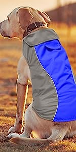 Reflective Dog Raincoat - Adjustable Waterproof Raincoat for Dogs, Lightweight Dog Hooded Slicker Rain Coat Poncho