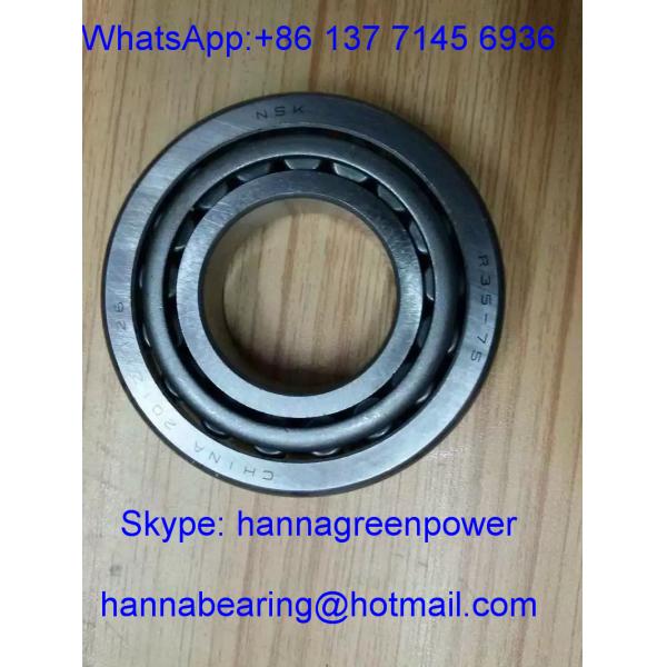 R35-75 / R35/75 Automotive Single Row Tapered Roller Bearing / Wheel Hub Bearing