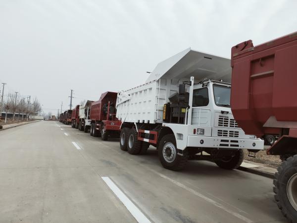 Caminhão basculante da mineração de ZZ5707S3840AJ com o motor WD615.47 e o depósito de gasolina 300L