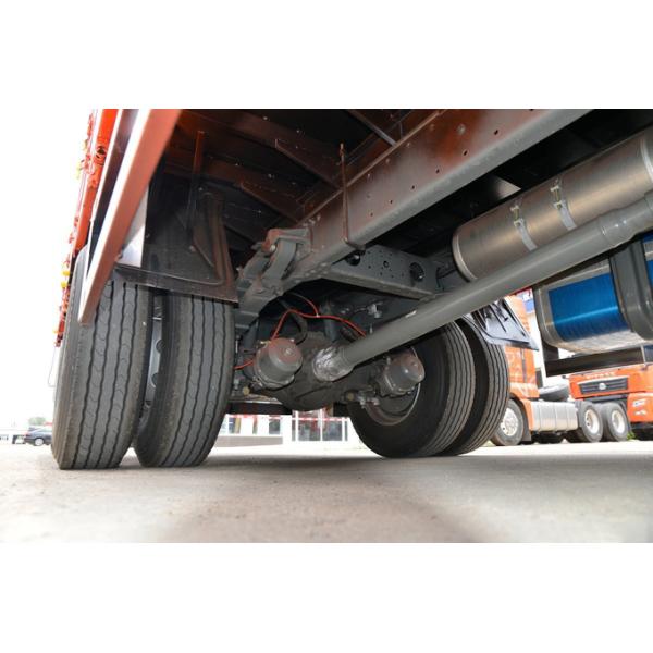 Оранжевый корпус AMT высокий крышный воздушный дефлектор дизель 8 скоростей 250 л.с. 6,8 м Ситрак заборный грузовик