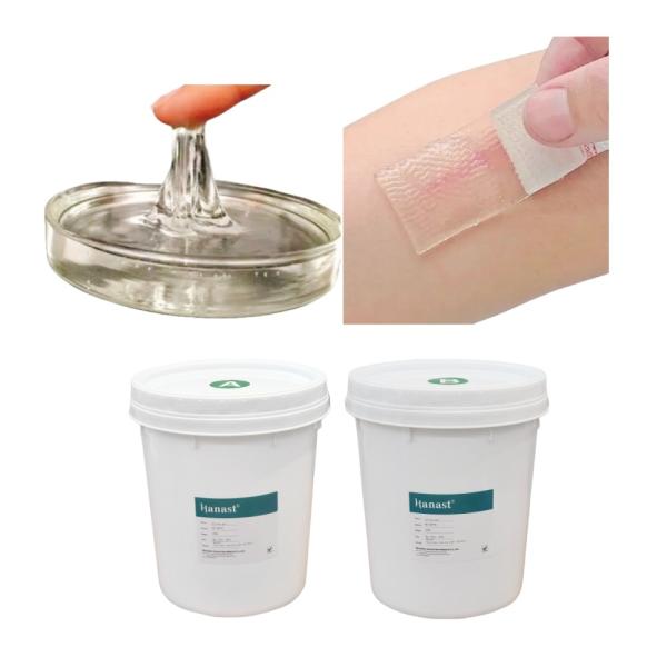 OEM Tasteless Soft Squishy Silicone Gel For Molding Women Silicone Breast Pads