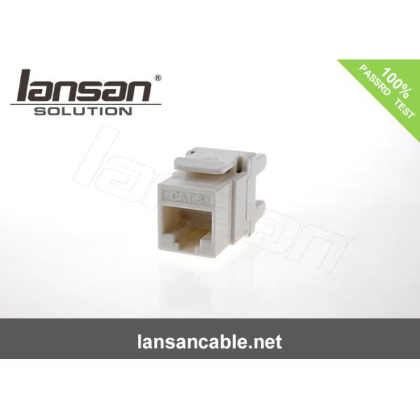 110 IDC 180 Degree Tooless Type Ethernet Cat6 UTP Keystone Jack