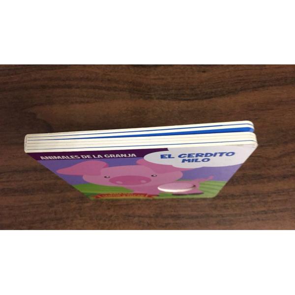 Educational Touch Feel  Kids Board Books Baby Customized Paper Material