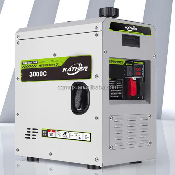 24v DC Gasoline Generator Iron Shell for Truck Parking Air Conditioning Battery Charging