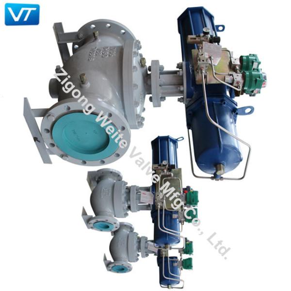 Top Entry Casted 10In Air Operated Ball Valve 150LB Pneumatic Actuator