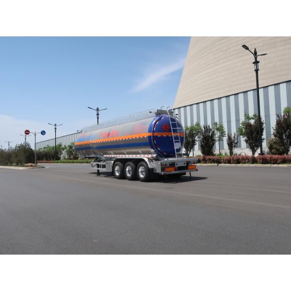 Insulation 45.5m3 3 Axles Flammable Liquid Semi Trailer for Liquid Transport Vehicle