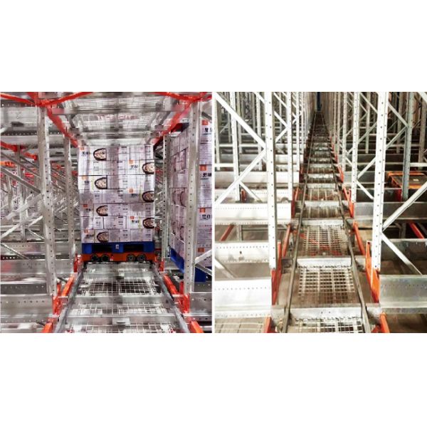 Four Way Radio Shuttle Car For Four-Way Shuttle Pallet ASRS Automatic Storage and Retrieval System Pallet Runner Racking