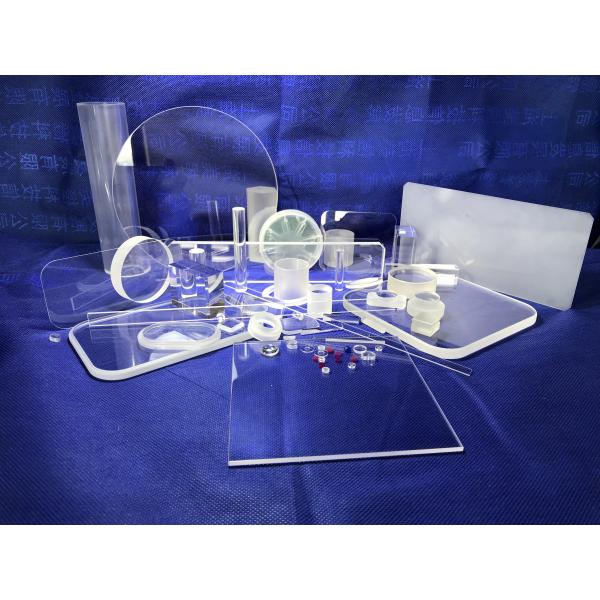 Quartz / K9 Custom Polishing Sapphire Optical Windows High Temperature Resistant Sapphire Parts