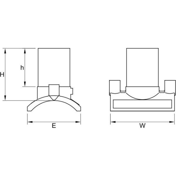 HDPE / PE100 Electrofusion Fittings Top Press Plastic Pipe Saddle PN8 PN10 PN12.5 PN16
