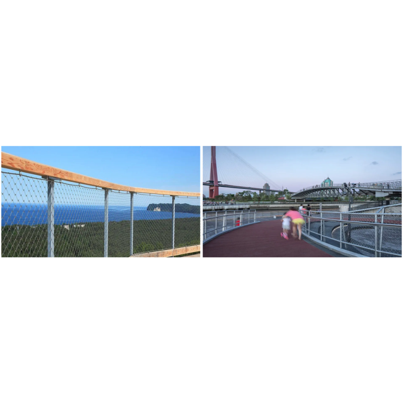 Impact Resistant High Load-Bearing Capacity Stainless Steel Wire Rope Mesh for Protection