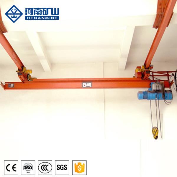 10ton Suspension Single Girder Overhead Crane For Workshop Warehouse
