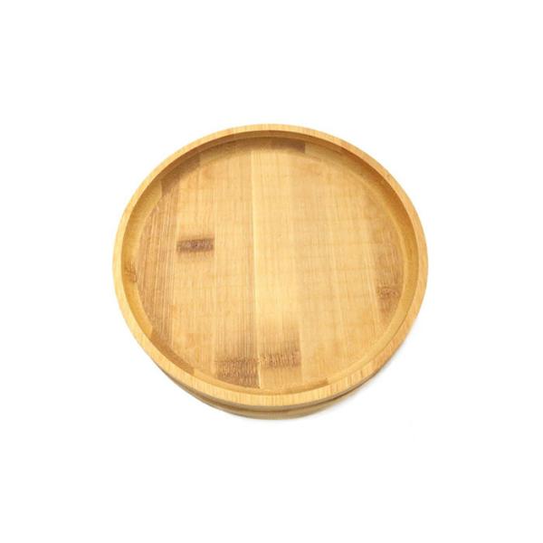 Bamber Large Size Bamboo Serving Tray, Round Shape for High Quality Bamboo Serving Tray