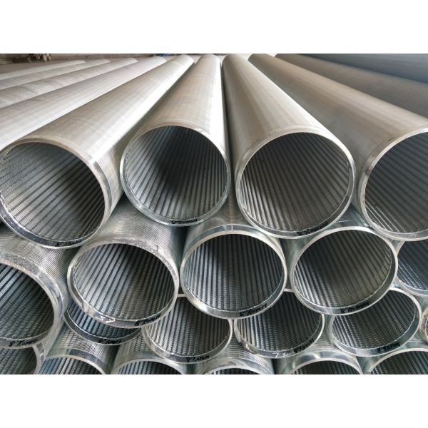 Nonmagnetic SS Wire Wrapped Screen 1.0mm Slot Screen Tube Export To  Pakistan