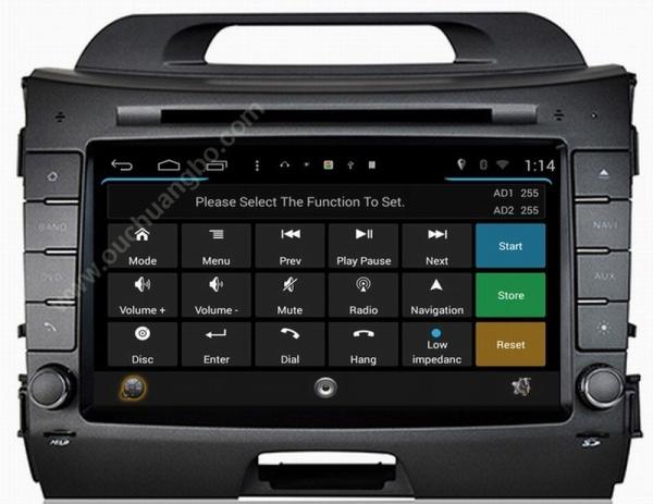 Ouchuangbo S160 Kia Sportage 2014 audio DVD gps radio android 4.4 3G WIFI 1080P free map