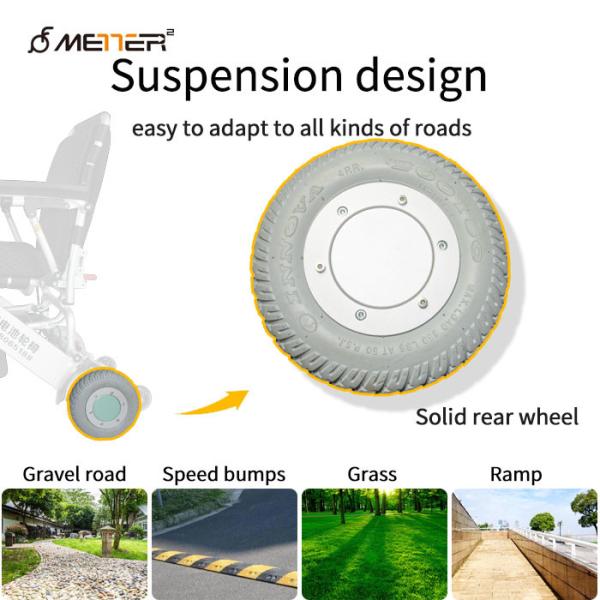 6 Km/H ISO13485 150Wx2 Portable Motorized Wheelchair