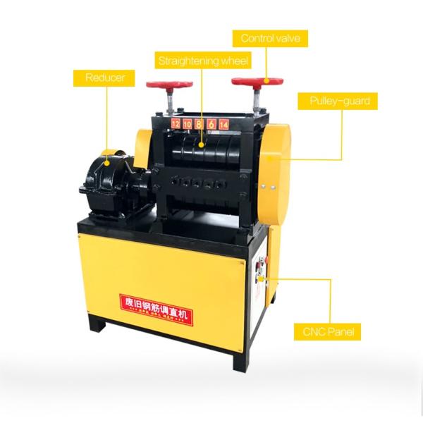Construction Projects Used Rebar Straightening Machine with 1440r/min Motor Speed