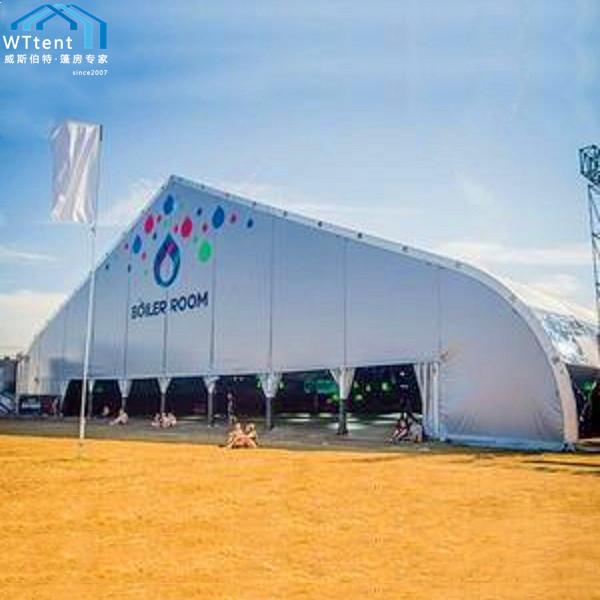 Durable Curved Marquee , Beautiful Event Marquee Tent Heat Resistant
