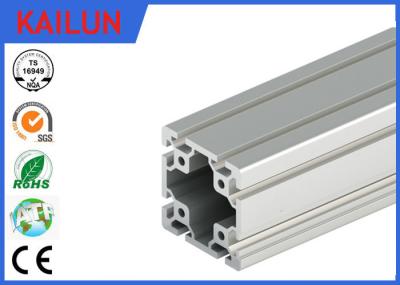 40 X 40 MM T Slot Aluminum Extrusion Rails Square Hollow OEM ISO / TS16949:2009