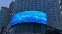 P10 Armários de aço de LED exterior de cores inteiras instalação fixa LED e tela de publicidade LED