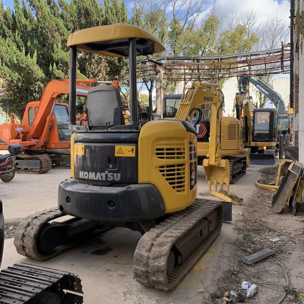 Excavadora usada Komatsu PC40MR de segunda mano con color original y cilindro hidráulico