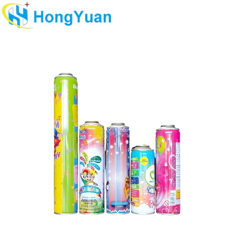 Party Streamer Spray Can Empty Tin Aerosol Cans for Birthday Wedding Celebration
