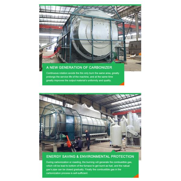 15000KG Continuous Waste Tyre Pyrolysis Machine for Pollution-free Rubber Recycling