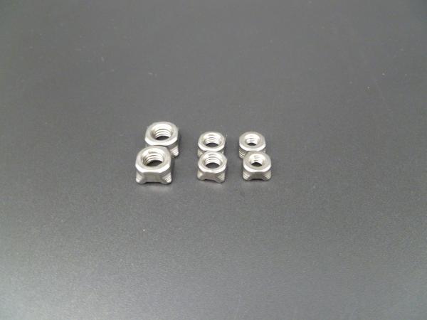 M10*1.0/M10*1.25 Carbon Steel DIN 928 Square Weld Nut,Plain surface,Grade 8