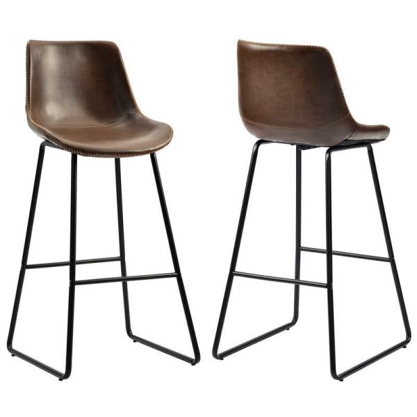 26.9LBS 42,5" contre- taille de H dinant la chaise place du cuir Barstools de 2