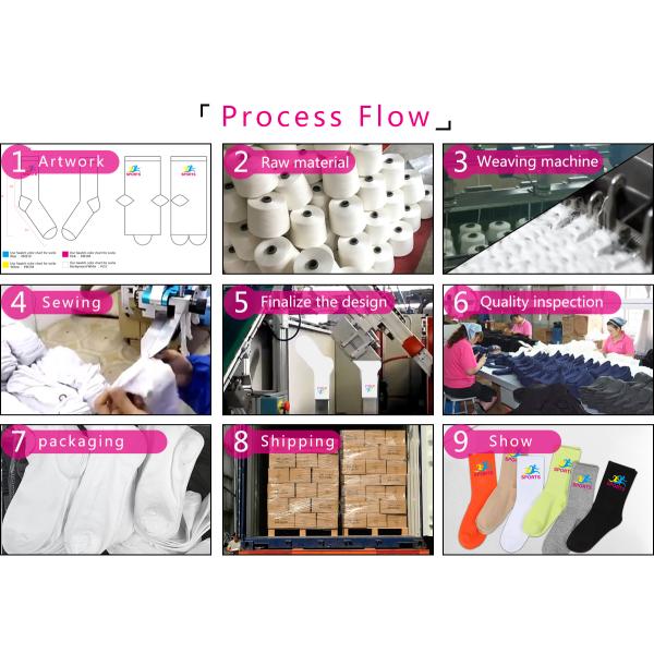 Antislip Underwear Sustainable Breathbale Crew Socks With High Tops