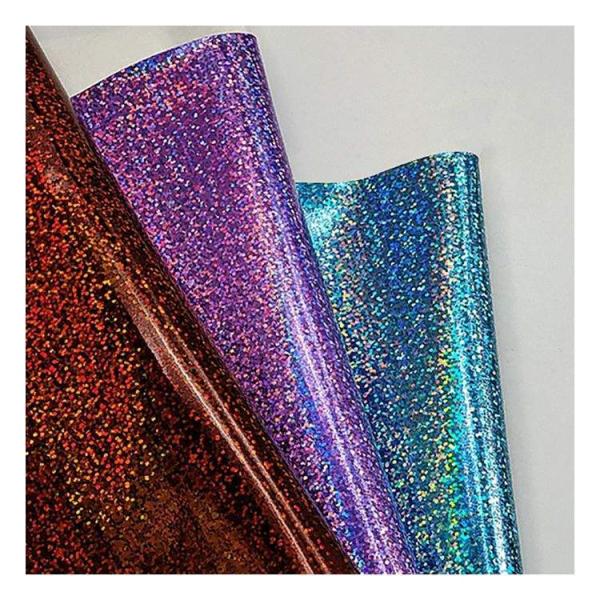 Pu Holographic Mirror Leather Big Glass Pattern Grain Mirror Synthetic Artificial Faux Shoes Vanity Case Handbag Leather Fabric