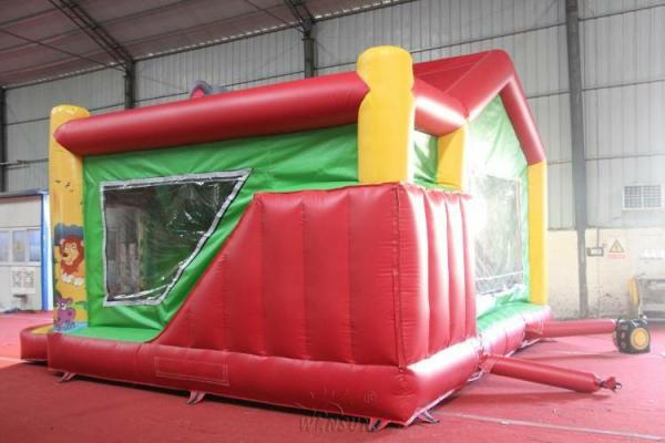 Elephant Jumping Inflatable Bounce House Animal Theme En14960 High Performance