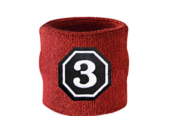 Simple Patterns Personalized Wrist Sweatbands For Football / Basketball