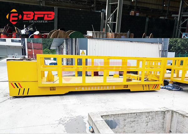 fábrica Trackless elétrica Steerable a pilhas de China do carro de transferência 1-500T