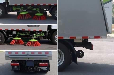 Diesel Vacuum Isuzu Road Sweeper Truck 100km/H