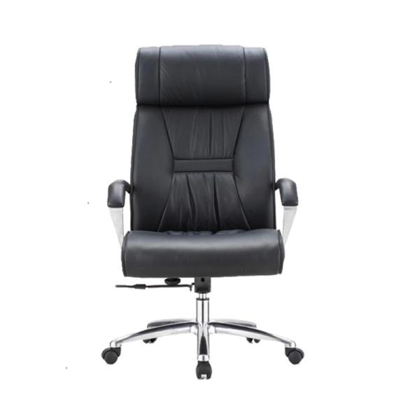 Чёрный офисный стул с подвижной рулевой рулевой рулевой рулевой рулевой