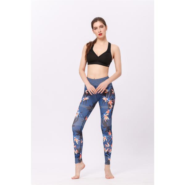 Ladies Patterned Yoga Pants Breathable Quick Drying Women's Slim Fit Sweatpants