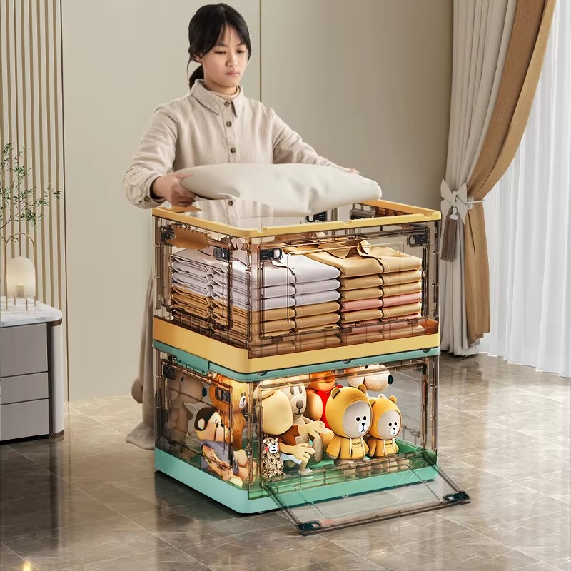 Hot Sale Home Use Stackable Detachable Clothing Storage Boxes Large and Sturdy Storage Boxes for Cloth Quilt
