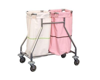 Trole médico de aço inoxidável de coleta Waste médico dos cuidados de enfermagem do trole do instrumento do hospital